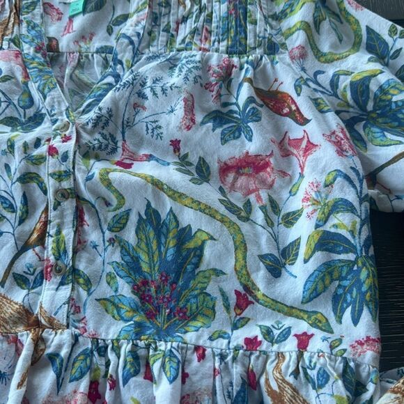 Anthropologie Kelly Louise Judd Whimsical Flannel Sleep Dress Women’s Size 1X - Picture 14 of 15